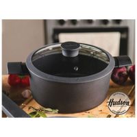 Cacerola / Olla de Aluminio Antiadherente Daily 26cm con Tapa HUDSON