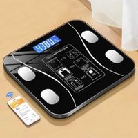 Balanza Digital Smart Bluetooth - Controla Tu Peso Y Salud Color Negro