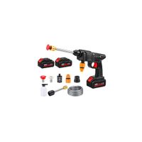 Hidrolavadora Portátil Inalámbrica Recargable con 2 Batería y Accesorios