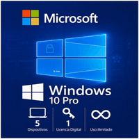 Licencia Digital para Microsoft Windows 10 Pro para 5 Dispositivos