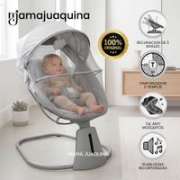 Mecedora Eléctrica para Bebé AURA Edición Exclusiva Dark Gray