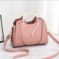 Cartera Gatito Elegante Portátil Estructura Firme Incluye Correa Morral B2396