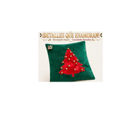 Funda para Cojín Navideño Color Verde 43 X 43 cm