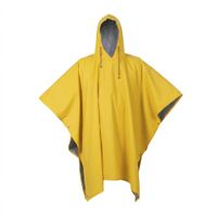 Capa Poncho Impermeable Capucha pvc Amarillo Talla Standard