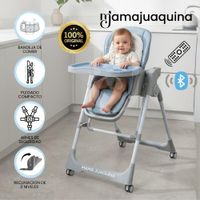 Silla de Comer Eléctrica DOLCE VITA con Bluethooth Light Blue