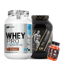 WHEY PRO 1 KG CHOCOLATE Y CREATINA DORIAN 1 KG Y 2 BOTELLITAS XB