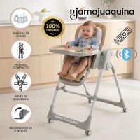 Silla de Comer con Mecedora DOLCE VITA con Bluethooth Beige