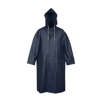 Protector de pvc Capotin Con Capucha Impermeable Azul