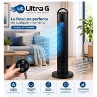 Ventilador De Torre 40'' Ultra G YF-TO4008 Silencioso 100W