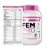 Proteína Fem Pro Whey 1.1KG Fit Fem Chocolate portaprotes