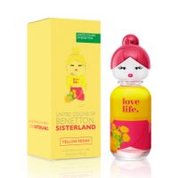 Perfume Benetton Sisterland Yellow Peony - Eau de Toilette para Mujer 80 ml