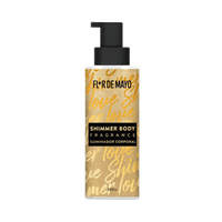 Fragancia Flor de Mayo Gold Shimmer Body - Iluminador corporal para Mujer 195 ml