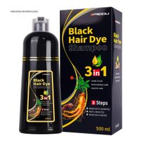 Shampoo Tinte 3 en 1 para Cabello 500 ml - Color Negro