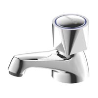 Llave de Lavatorio Trebol Iris Baja Plata