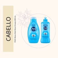 Pack Muss Kids Rizos Shampoo  400 ML y Crema para peinar .