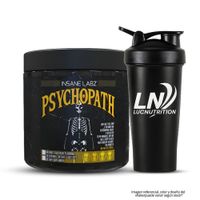 psychopath 30 servicios - pre entreno insane labz psychotic - fruit punch + shaker