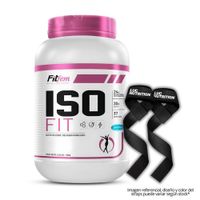 Iso Fit 1.1 kg Proteina Isolatada Fitfem - Vainilla + Straps