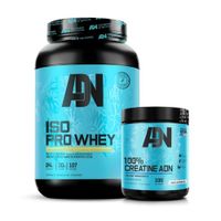 Iso Pro Whey 1.1 kg Proteina Isolatada ADN - Chocolate + Creatina ADN 250 G