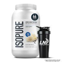 Isopure Zero Carb 3 lb / Proteina Isolatada Isopure - Creamy Vanilla + Shaker