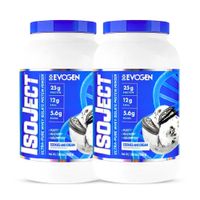 PACK X 02 - Isoject 26 Serv Proteina Isolatada Evogen - Cookie and Cream