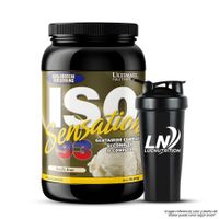 Iso Sensation 93 2 Lb Proteína Isolate - Vainilla Bean + Shaker