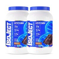 PACK X 02 - Isoject 28 Serv Proteina Isolatada Evogen - Chocolate