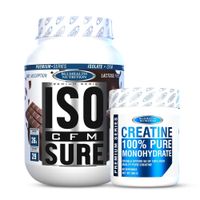 CLASICA ISO CFM SURE 2 LB Bluhealth Nutrition - Chocolate + Creatina Bluhealth Nutrition 300 G