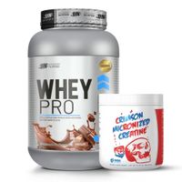 Proteina Whey Pro 1 KG - Chocolate + Creatina Monohidratada Crimson Micronized Creatine 300 G