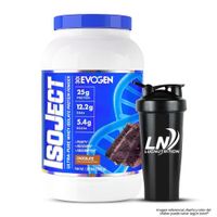 Isoject 28 Serv Proteina Isolatada Evogen - Chocolate + Shaker