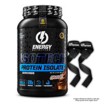 Proteina Isolatada ISOTECH Energy Nutrition 1 KG - Chocolate + Straps