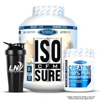 ISO CFM SURE 5 LB - Vainilla + Creatina Bluhealth Nutrition 300 g + Shaker