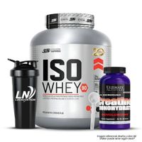 Iso Whey 90 2.5 kg Proteina Isolatada -Cookie and Cream + Creatina Ultimate Nutrition 300 g + Shaker