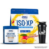 Iso XP 1 Kg 40 servicios - Mango & Passion fruit + Creatina Applied Nutrition 250 g + Shaker
