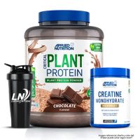 Critical Plant Protein 1.8 kg - Chocolate + Creatina Applied Nutrition 500 G + Shaker