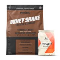 Proteina Whey Shake 5 LB SYNTRAX - Chocolate Shake + Creatina Myprotein 250 G