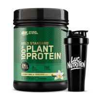 Proteína Vegana Gold Standard 100% Plant Protein 12 Serv - Creamy Vainilla + Shaker