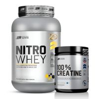 Nitro Whey 1.1 kg Proteina Whey - Chocolate + Creatina Universe Nutrition 250 g