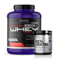 Proteina Prostar Whey 5 LB - Strawberry + Creatina Universe Nutrition 250 G