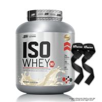 Proteina Isolatada Iso Whey 90 2.5 kg - Vainilla + Straps