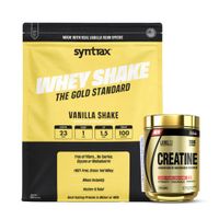 Proteina Whey Shake 5 LB SYNTRAX - Vainilla Shake + Creatina Level Pro 250 G