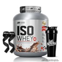 Proteina Isolatada Iso Whey 90 2.5 kg - Chocolate + Straps + Shaker