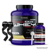 Proteina Prostar Whey 5 LB - Vainilla Crema + Creatina Ultimate Nutrition 300 G + Scoop + Straps