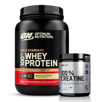 Proteina Gold Standard Whey 2 LB - Vainilla Ice Cream + Creatina Universe Nutrition 250 G