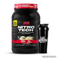 Nitrotech Whey Protein - Proteina Nitrotech Performance 2 LB - Vainilla Cream + Shaker