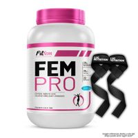 Proteína Fem Pro 1.1 KG - Chocolate + Straps