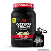 Nitrotech Whey Protein - Proteina Nitrotech Performance 2 LB - Vainilla Cream + Portaproteina