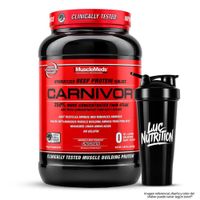 Proteina Carnivor 2.09 Lb Beef Protein - Chocolate + Shaker