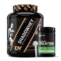 Proteina Shadowhey 2 KG - Vainilla + Creatina Optimum Nutrition 600 G + Scoop