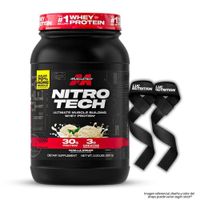 Nitrotech Whey Protein - Proteina Nitrotech Performance 2 LB - Vainilla Cream + Straps
