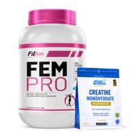 Proteína Fem Pro 1.1 KG - Vainilla + Creatina Applied Nutrition 150 G